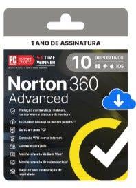 360 Advanced Norton 10 Disp.12M Attach ESD 21443248 - Mega Market