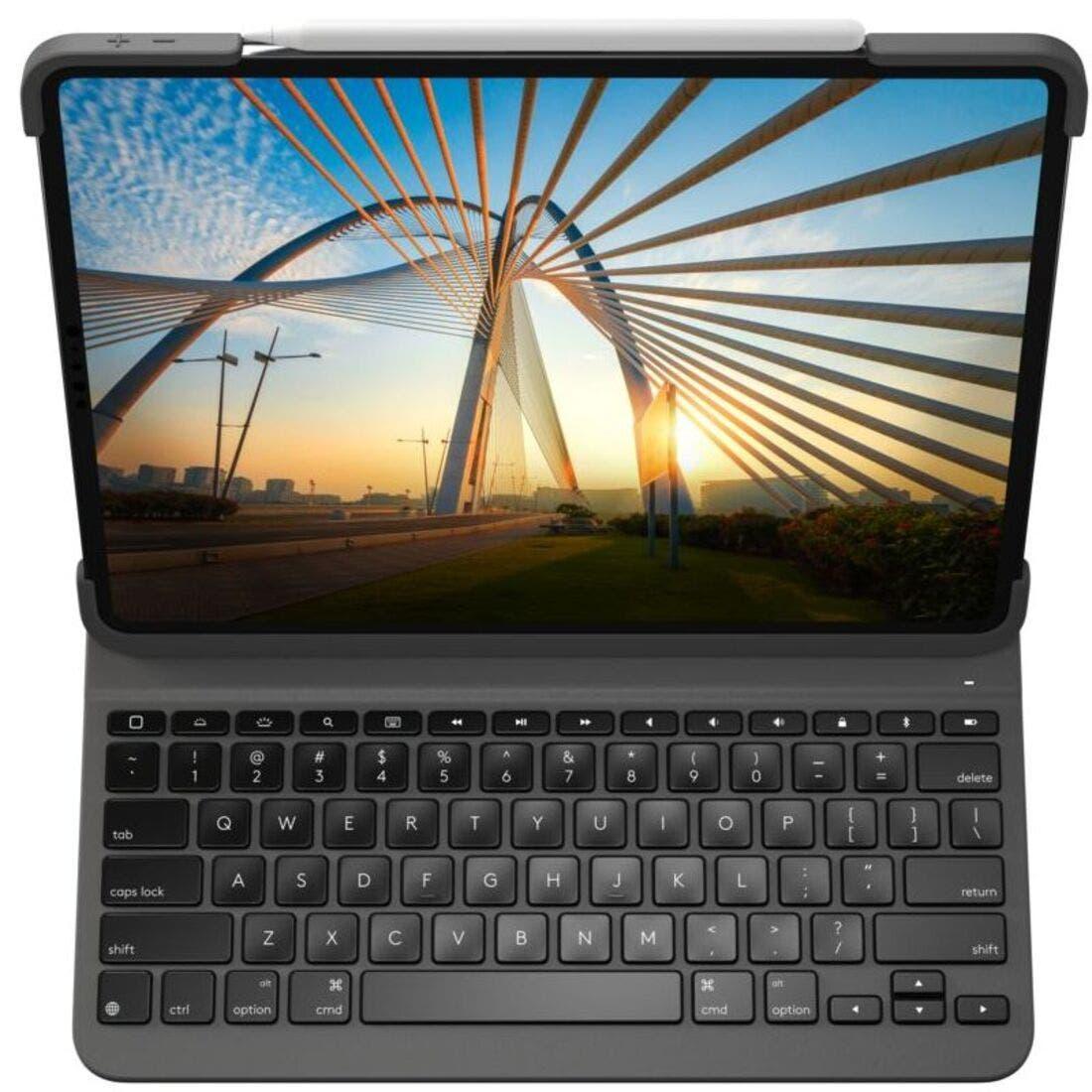 Capa Logitech Slim Folio iPad Pro 11 1ª-2ª geração - 920-009682 - Mega Market