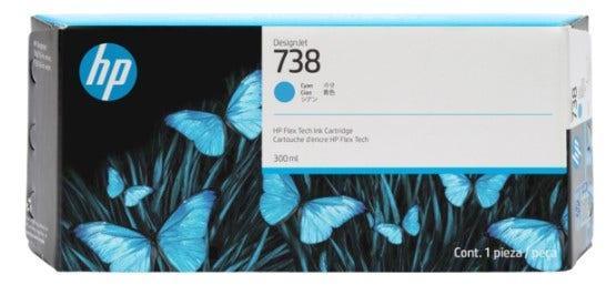 Cartucho de Tinta HP 738 Amarelo PLUK 300ml - 676M8A - Mega Market