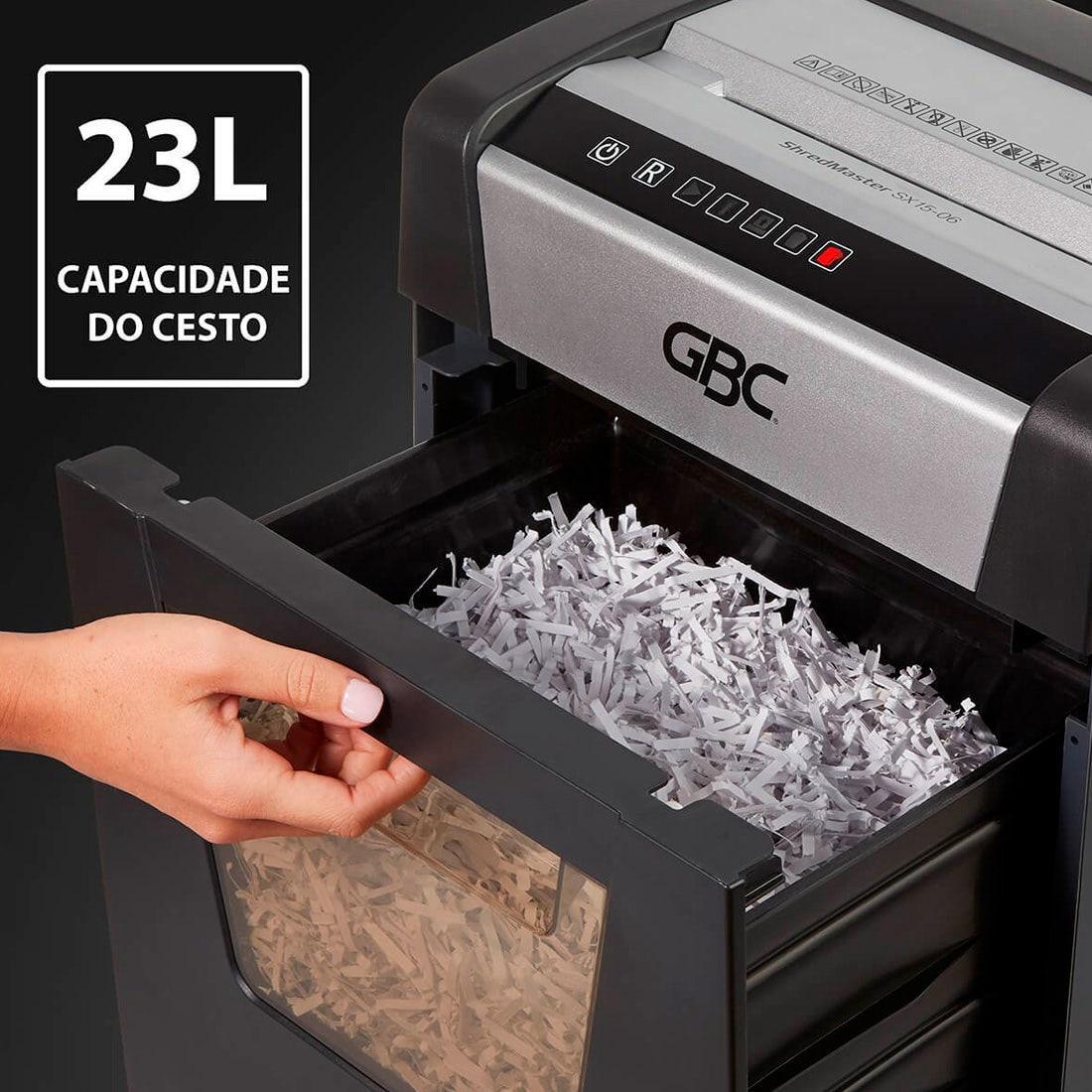 Fragmentadora Tilibra Papel 15 F 127V Superc SX15-06 307319 - Mega Market