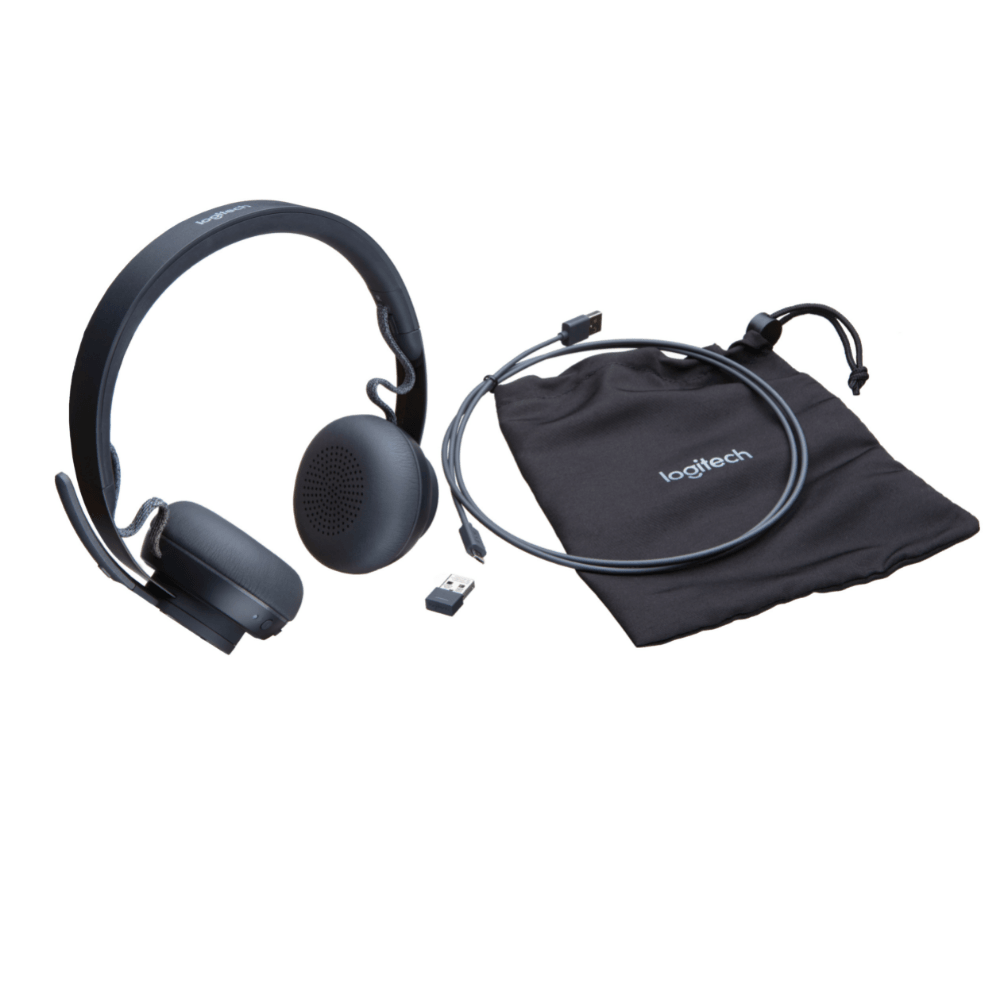 Headset Logitech Zone Wireless Bluetooth Stereo - 981-000797 - Mega Market