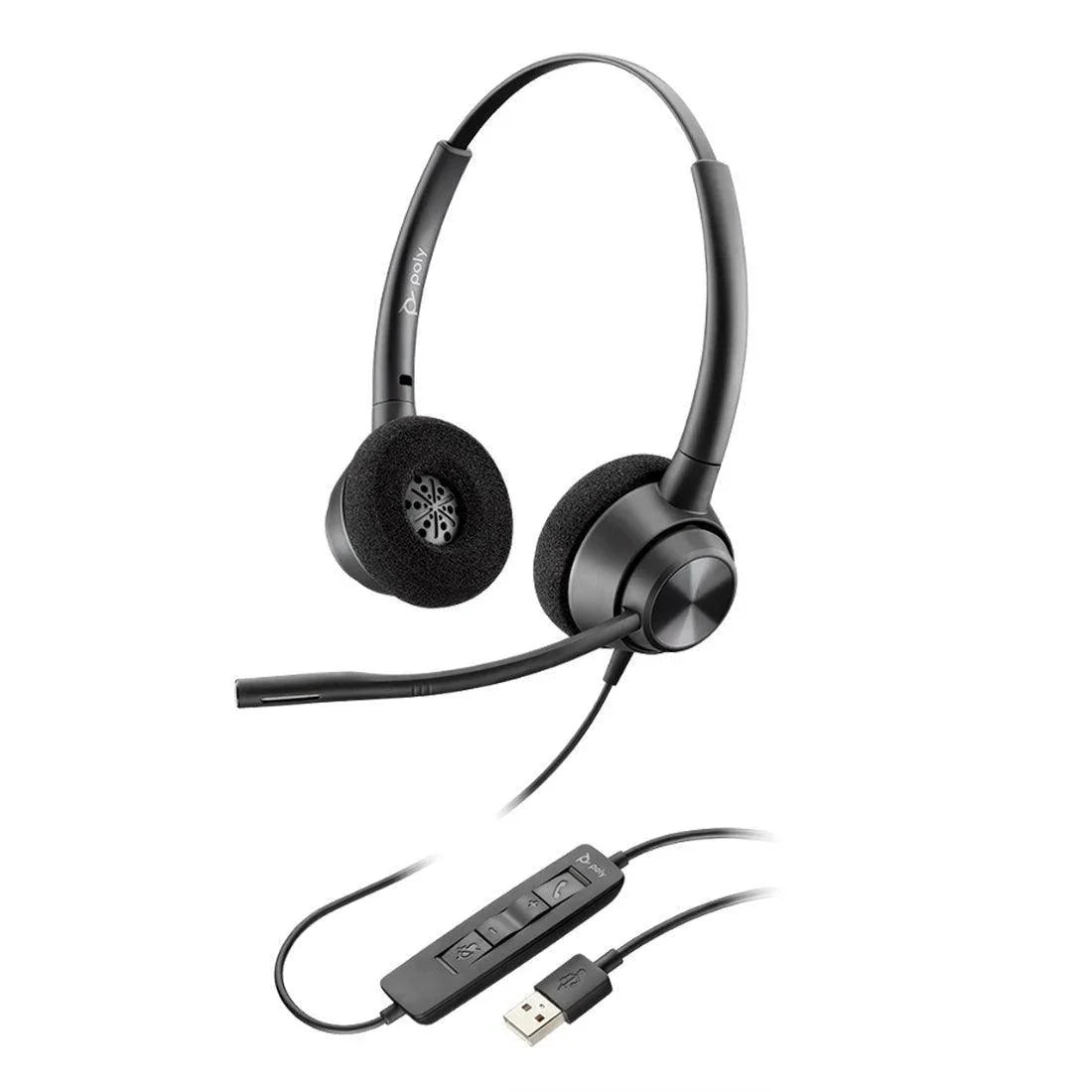 Headset Poly EncorePro HW310 - 214568-01i - Mega Market