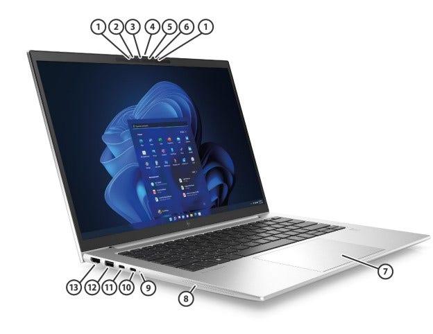 Notebook HP EliteBook 840 G9 Intel i5-1245U 16GB 512 GB SSD W11P - 8B3A6AT#AK4 - Mega Market