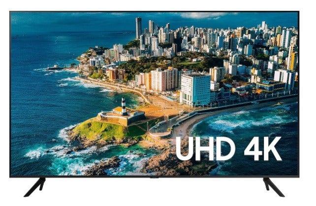 Smart TV Samsung 43CU7700 LED 4K 43" - UN43CU7700GXZD - Mega Market