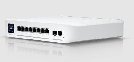 Switch Ubiquiti Uni-Fi 8 Portas PoE+ de 2.5G e 2 Portas SFP+ de 10G - USW-Enterprise-8-POE - Mega Market
