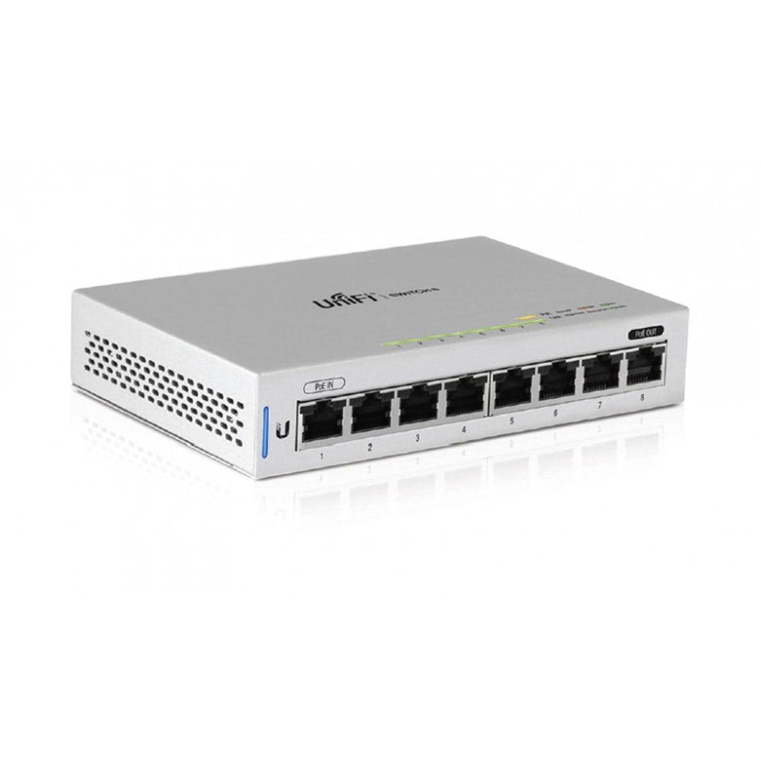 Switch Ubiquiti UniFi 8P (4P) PoE - US-8-60W I - Mega Market