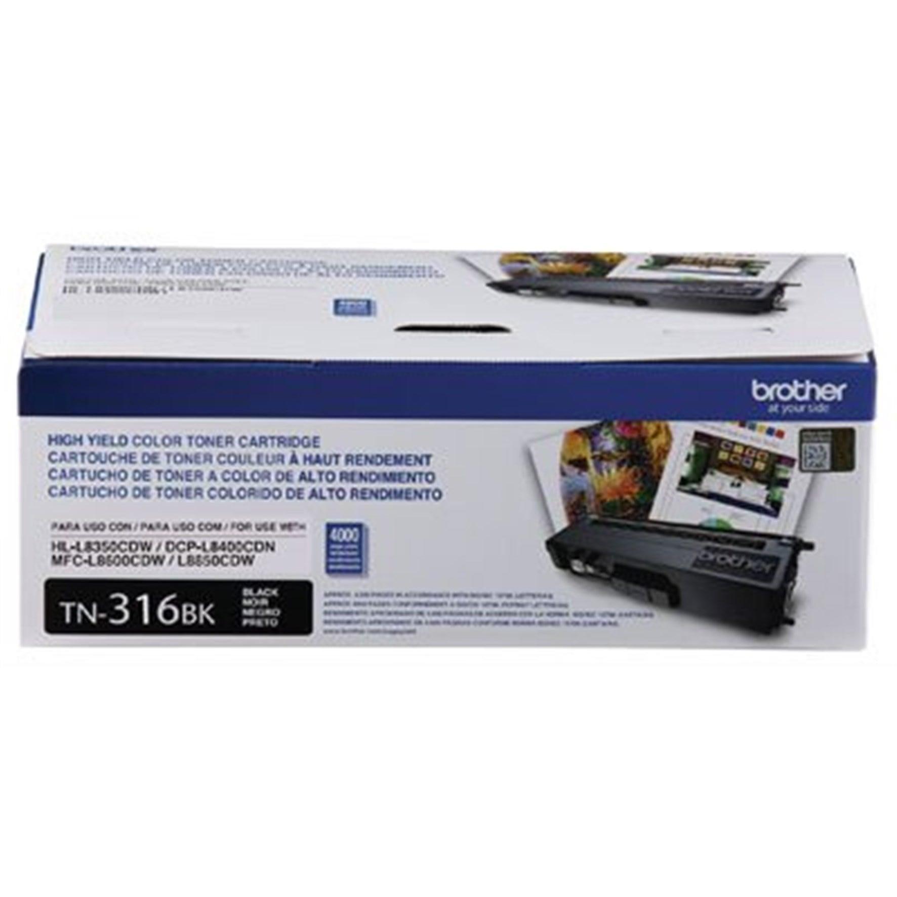 Toner Brother Preto 4K TN316BK - Mega Market