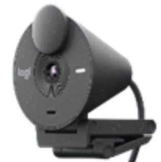 Webcam Logitech Brio 300 Grafite Full HD 960-001413 - Mega Market